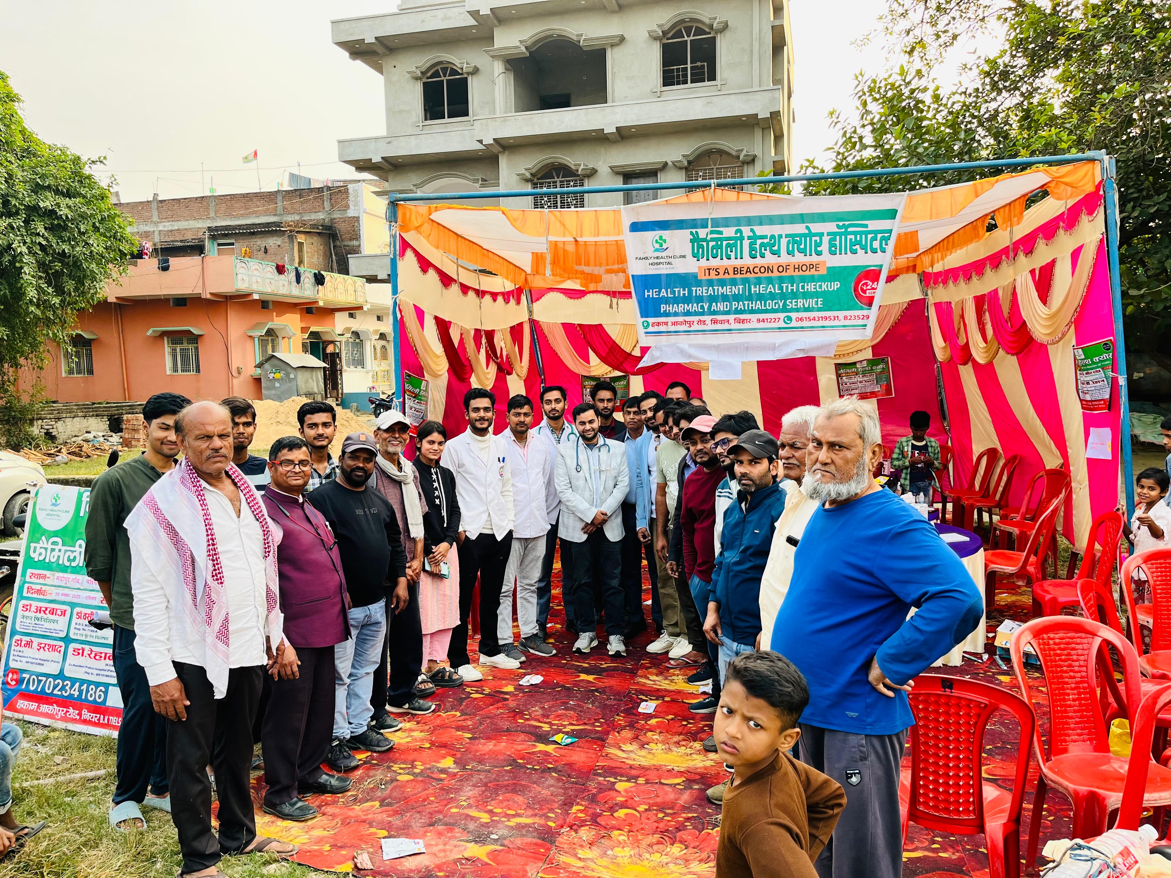 Free Health Camp organized at Mardapur Village, Siwan